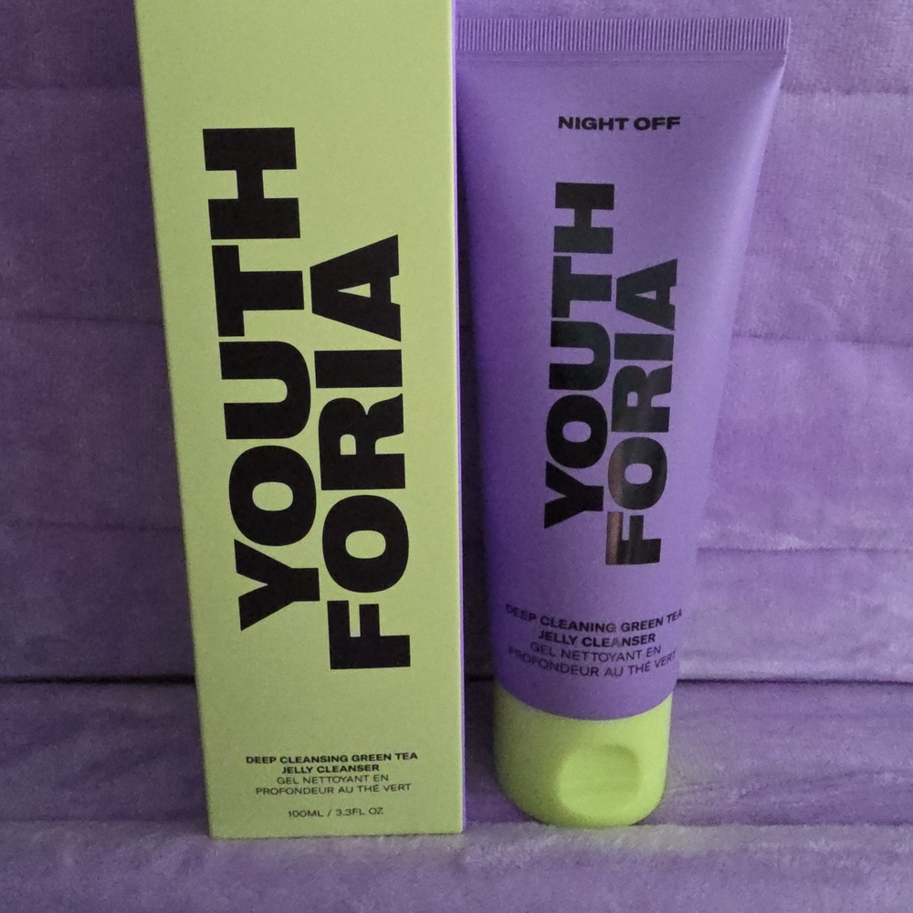Youth Foria Deep Cleansing Green Tea Gel Cleanser Discontiued NIB